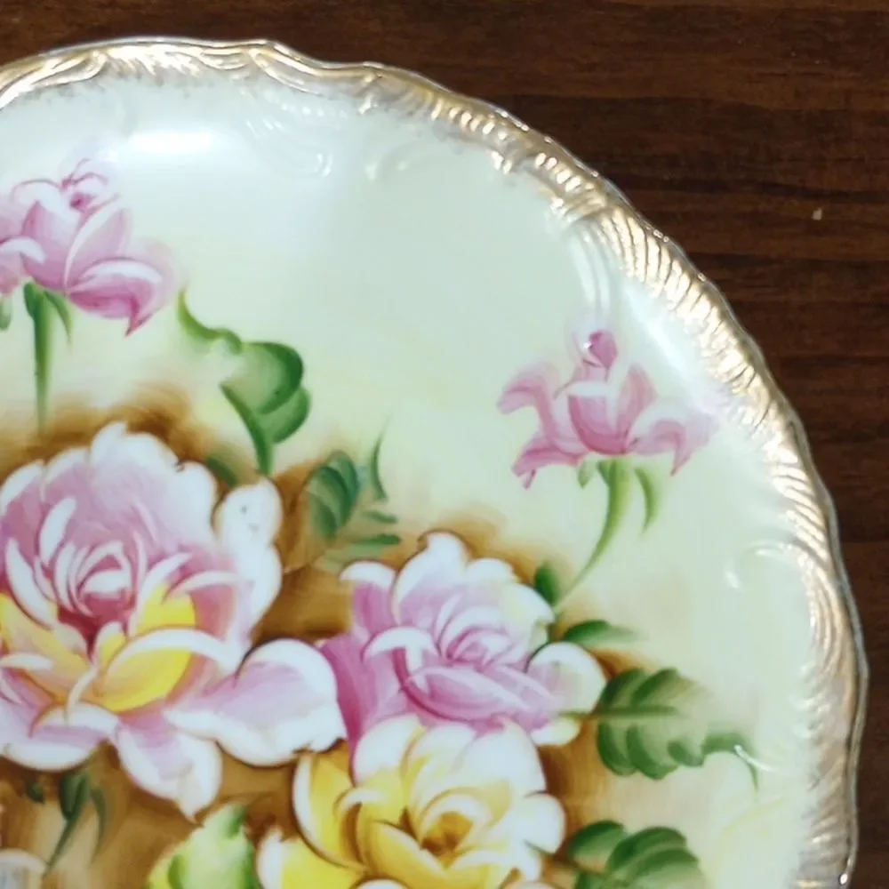 Norleans Japan Decorative Floral Design Plate, Vintage!